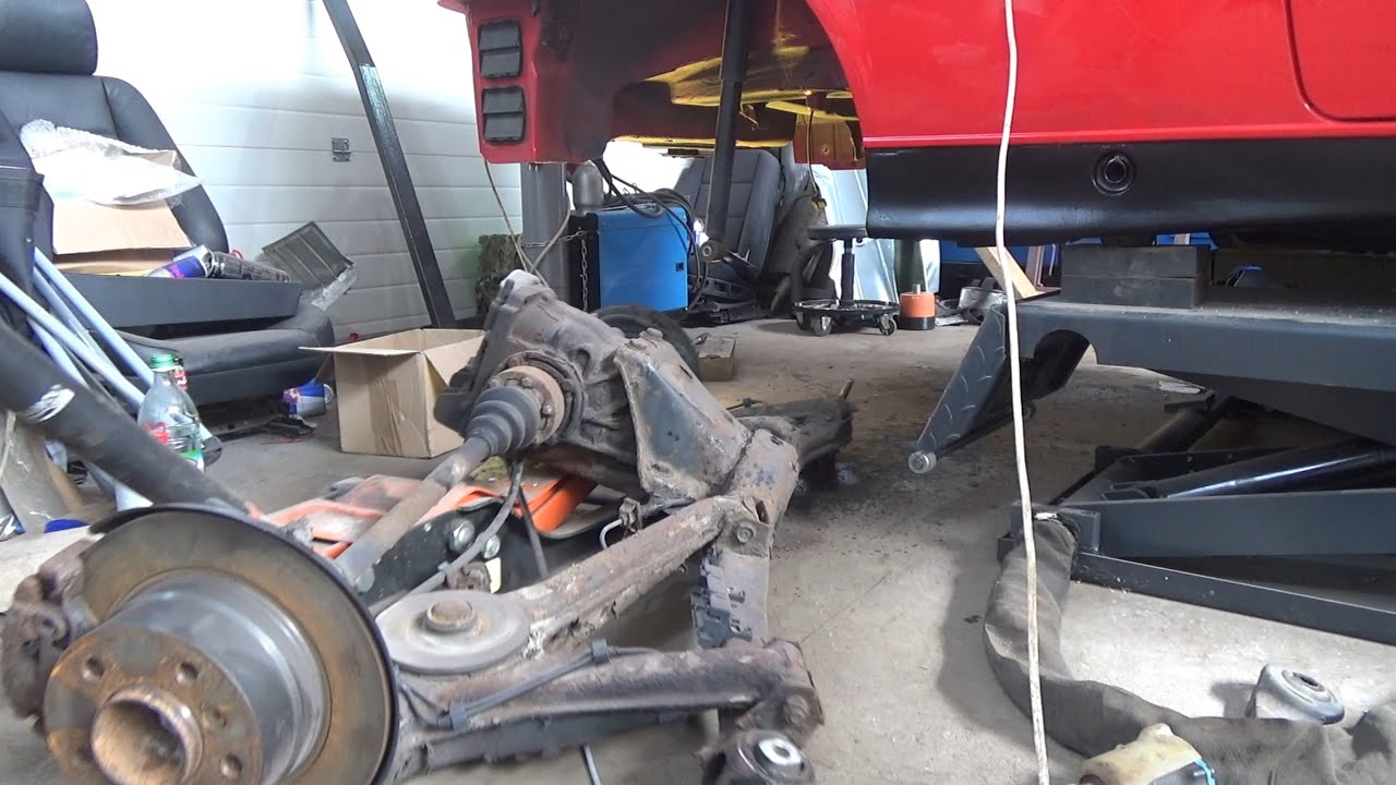 BMW E36 (Compact) Hinterachse ausbau und zerlegung 