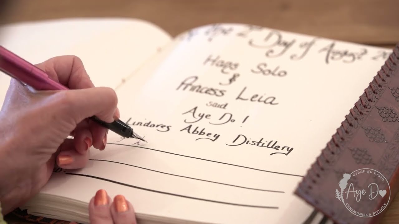 A Walk through the Aye Do Scottish Wedding Rituals - The Aye Do Book of Betrothals