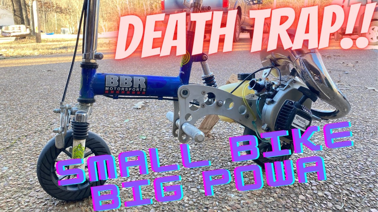 Mini Goped Bike получил серьезную модернизацию двигателя!