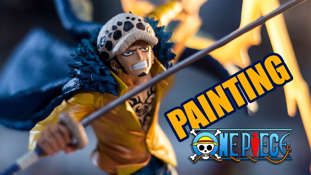 🖌 PAINTING Trafalgar Law figure 🎨 | One Piece, Wano Kuni | Onigashima 🏴‍☠️