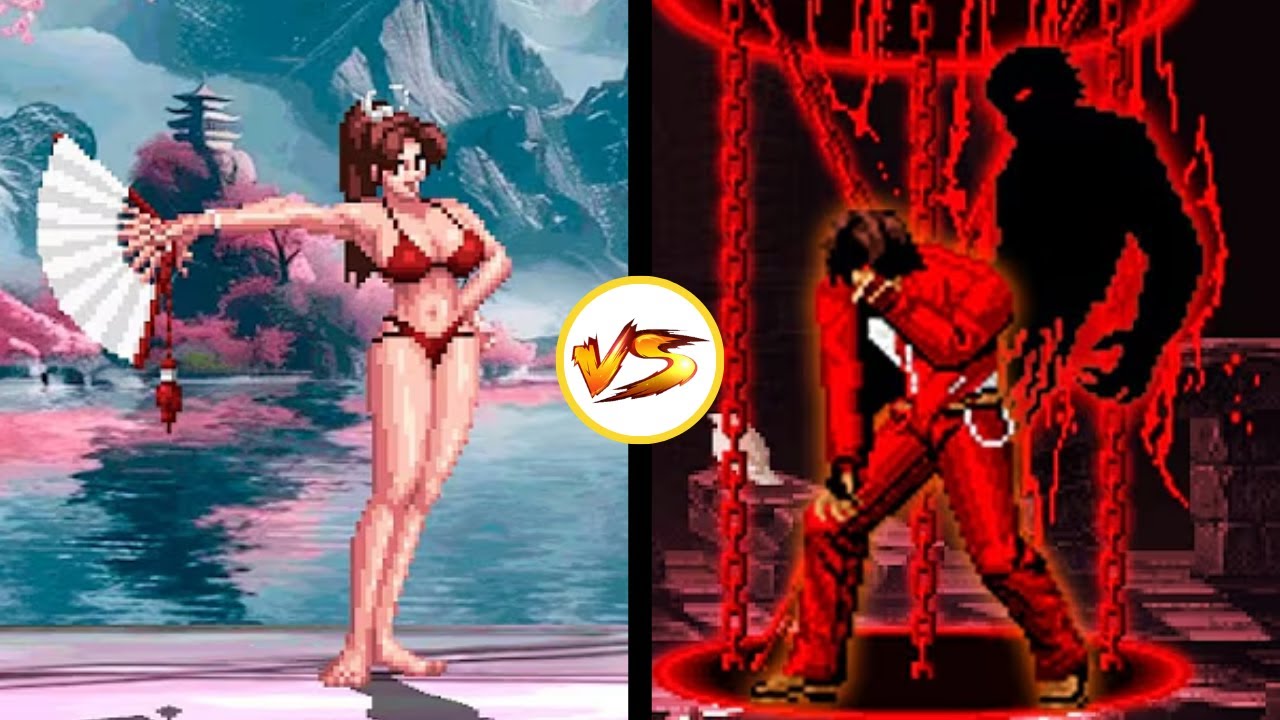 Mai Shiranui vs Clone Kyo Blood Fight  🔥 KOF Mugen💥 Must Watch