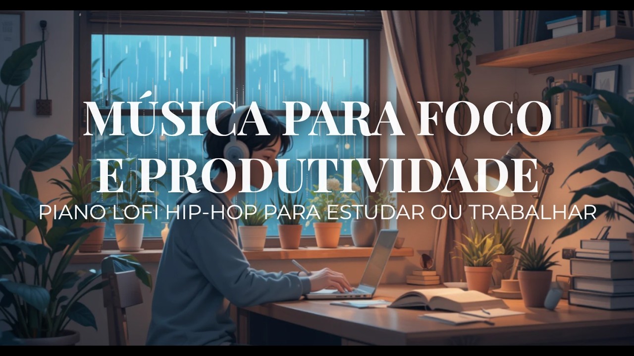 M&uacute;sica para Foco e Produtividade 🎯 | Piano Lofi Hip-Hop para Estudar ou Trabalhar