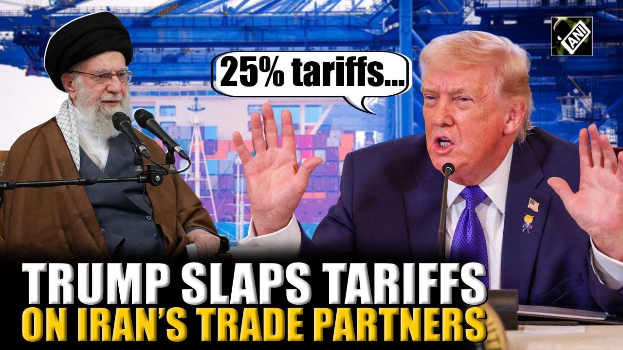 Breaking: Big blow to Khamenei as US President Trump slaps 25% tariffs on Iran&rsquo;s trade partners