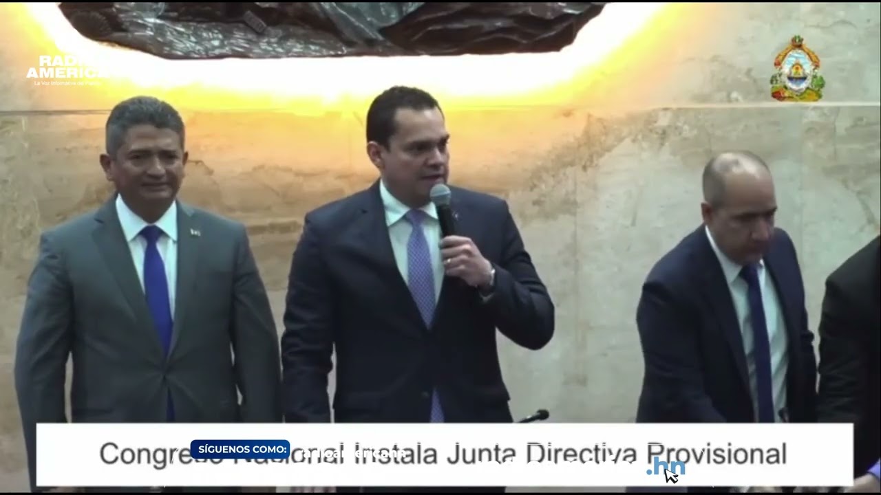 Tomás Zambrano agradece respaldo de las bancadas para la Junta Directiva Provisional