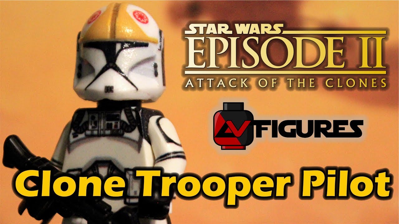 LEGO Star Wars Attack of the Clones - Clone Pilot - By AvFigures Highlight Review