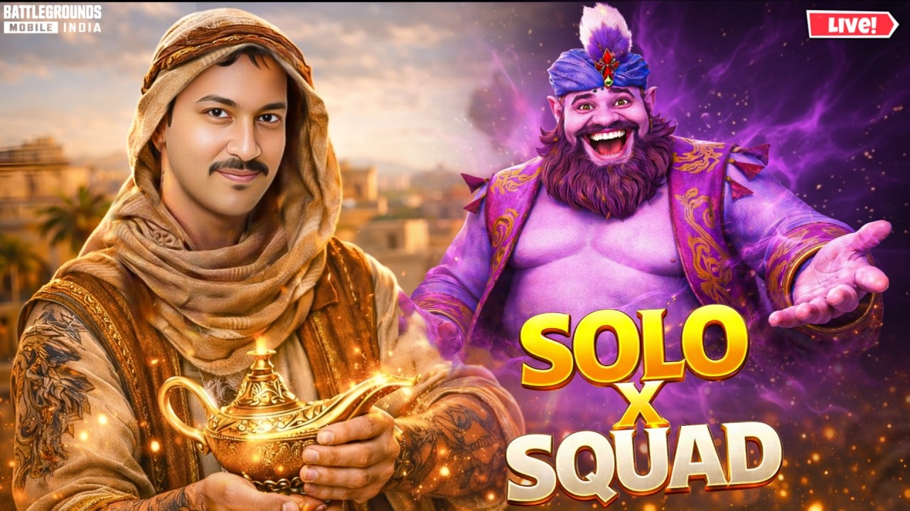 SOLO × SQUAD GENIE MODE 20+ Kills SOLO Under Pressure 💀🔥