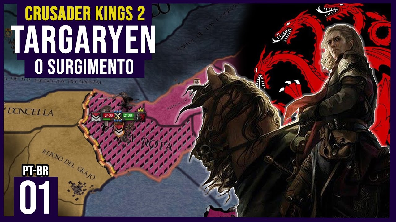 A ORIGEM DOS TARGARYEN | SÉCULO DE SANGUE | CK2 | GAME OF THRONES | #01
