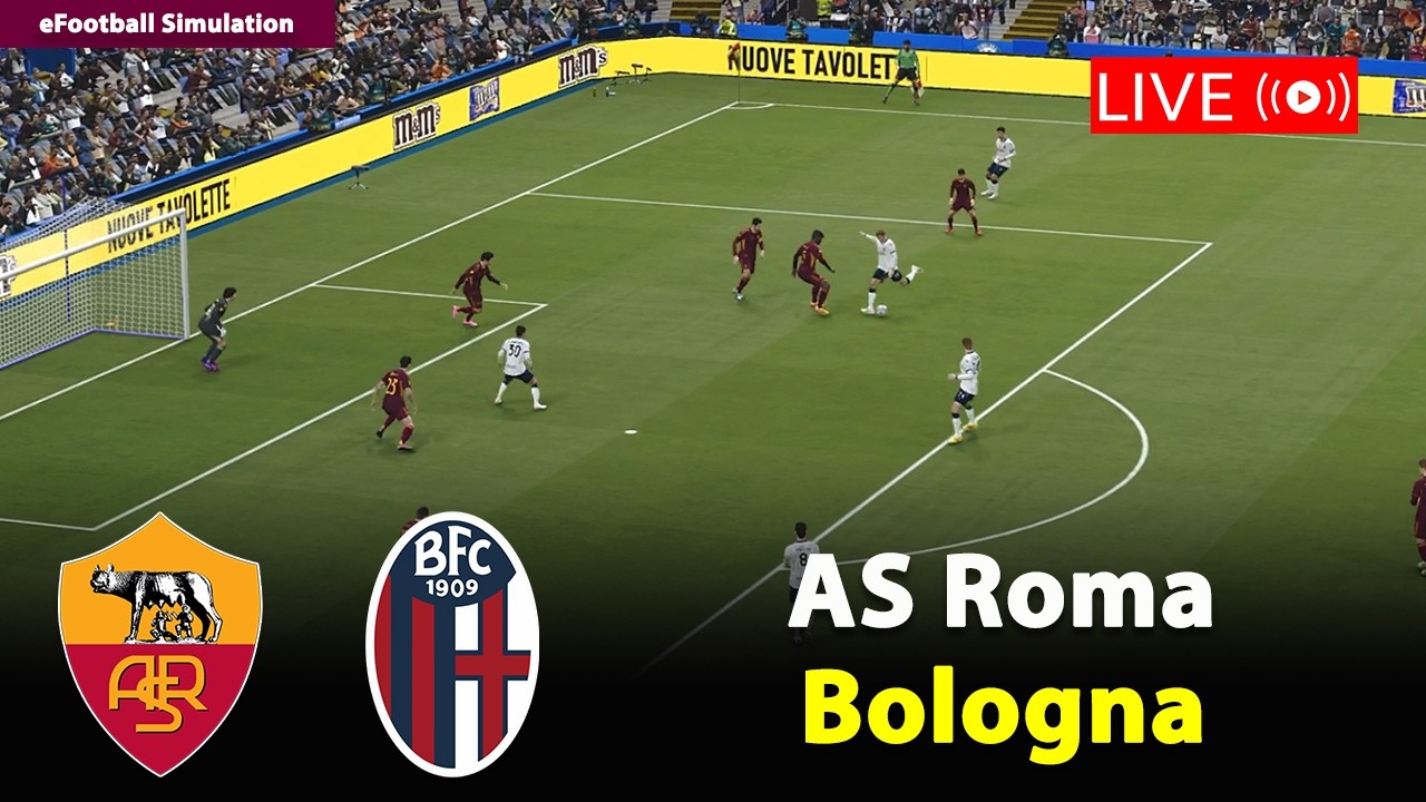 🔴In Diretta- AS Roma vs Bologna | Europa League 2025/26 | eFootball PES21 Simulation