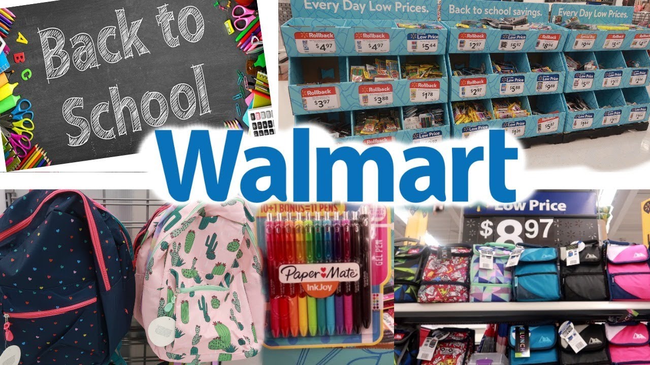 WALMART BACK TO SCHOOL SHOPPING* 2019