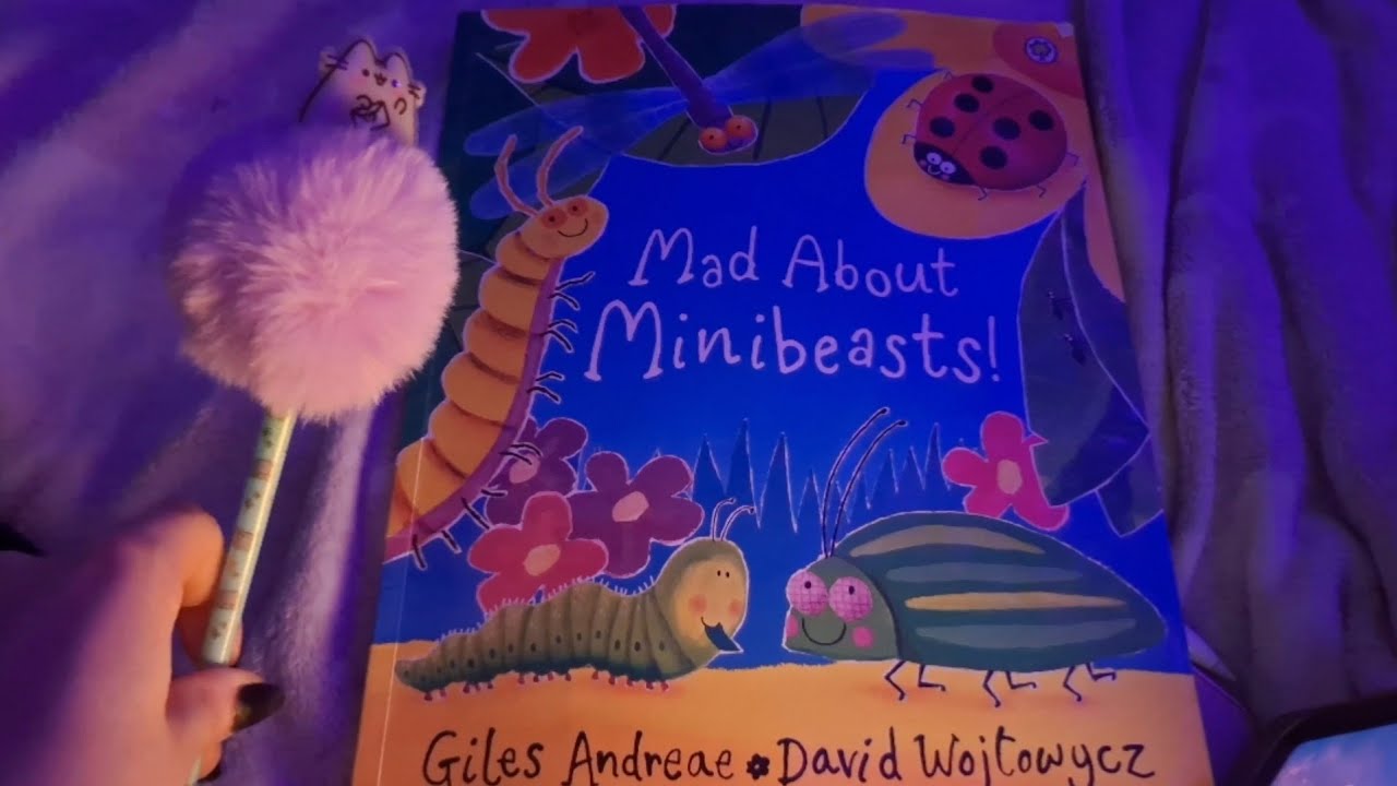 ASMR reading bedtime story💞 (and some yapping)
