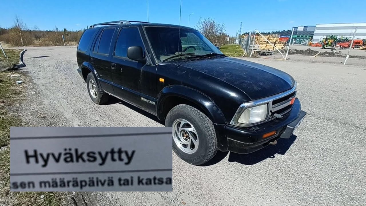 Blazerin katsastusremotti, siitä ei paljo kannattaisi videoja tehdä