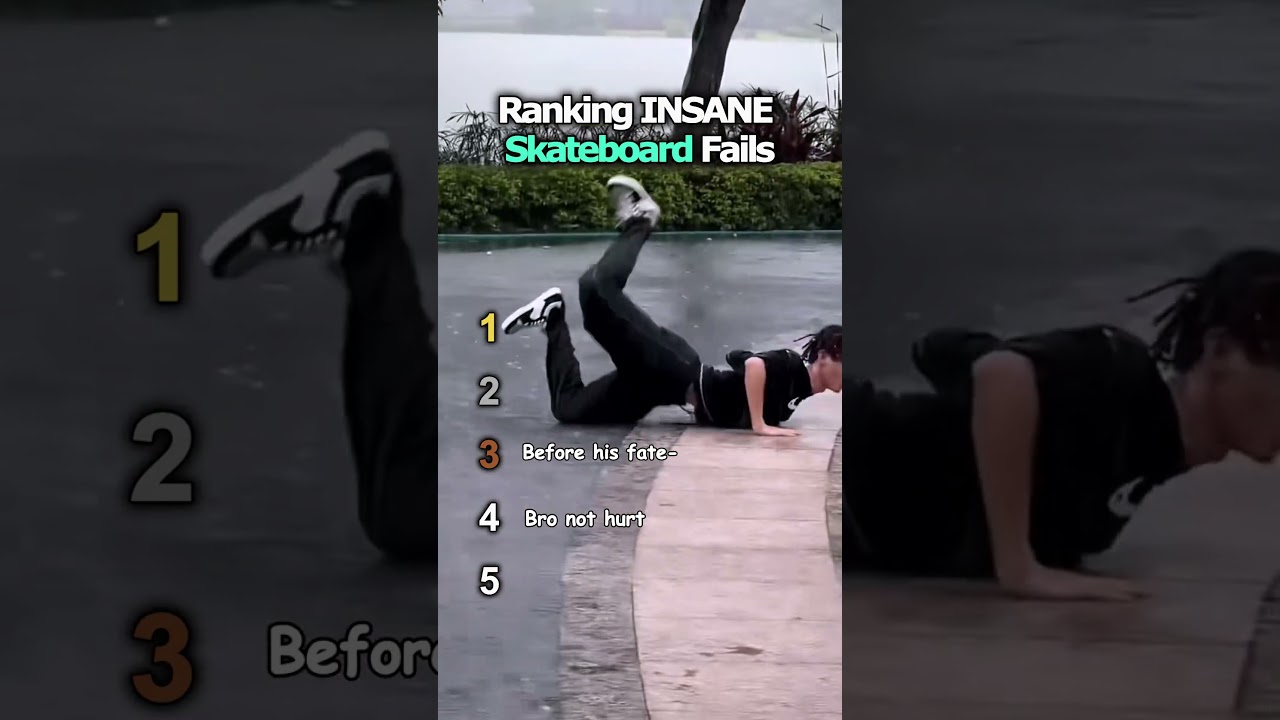 Ranking INSANE Skateboard Fails