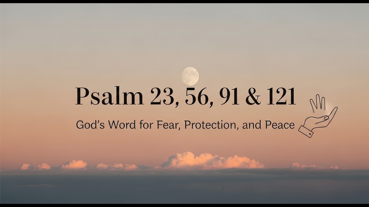 Sleep Peacefully with Psalm 23, 56, 91 & 121 |  Scripture Meditation