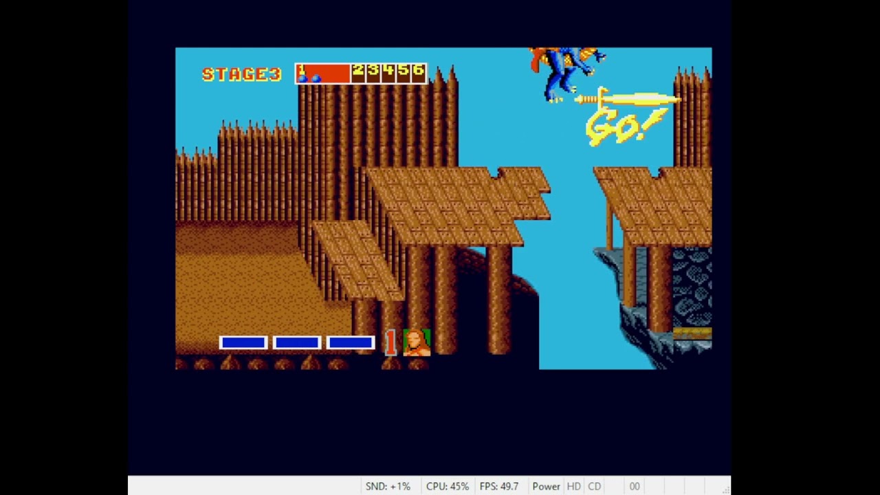 Amiga, Emulated, Golden Axe, 32.8 strength