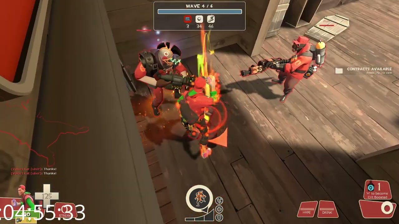 [TF2 MvM] Cave-In All Credits Speedrun 11:22 | Heavy/Med/Sniper/Scout POV (WR)