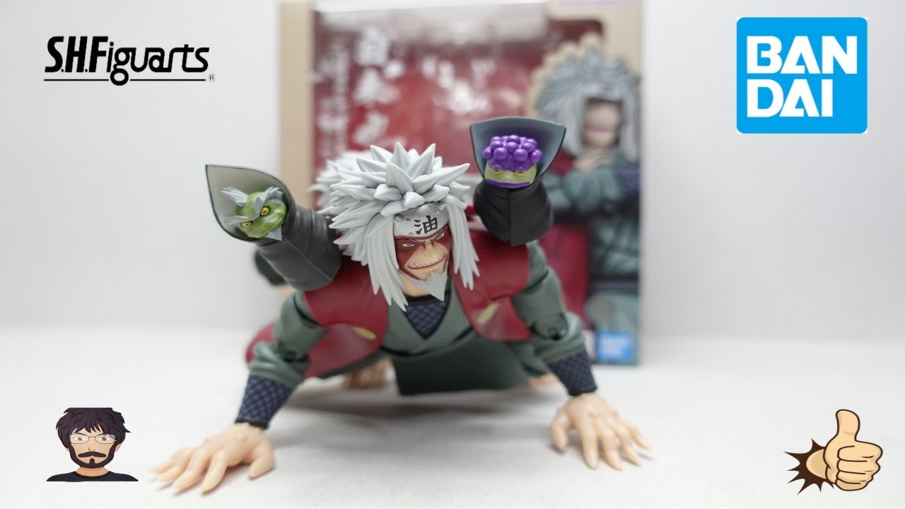 Review Jiraiya Hidden Leaf Heroic Master Sage SHF Tamashii Nations | ESPAÑOL | Q Monitos Review
