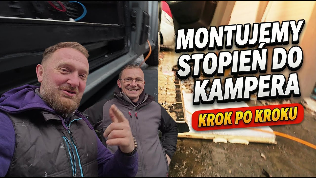Montujemy wysuwany stopień do kampera