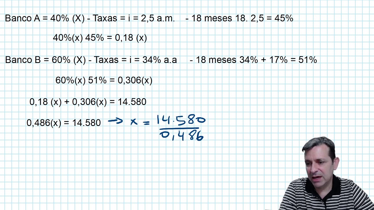 Juros Simples - Quest&atilde;o de prova - ANPAD