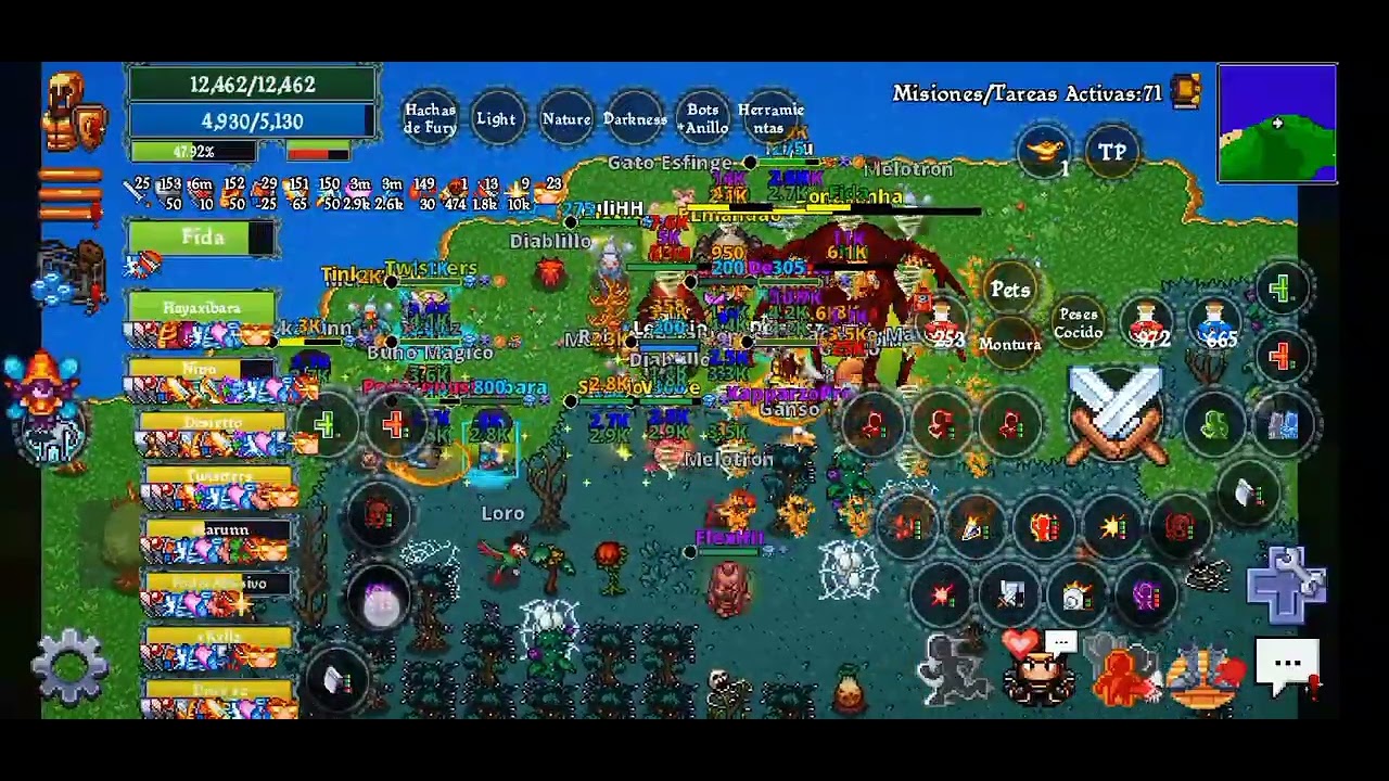 La Madre de todas las Arañas Donaranha: + Núcleo de Energia Kakele MMORPG 
