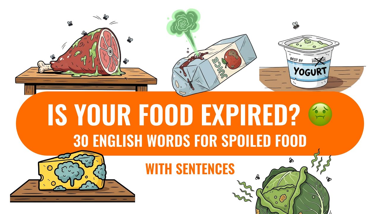 30 English Words for Spoiled Food | Don't Eat This!