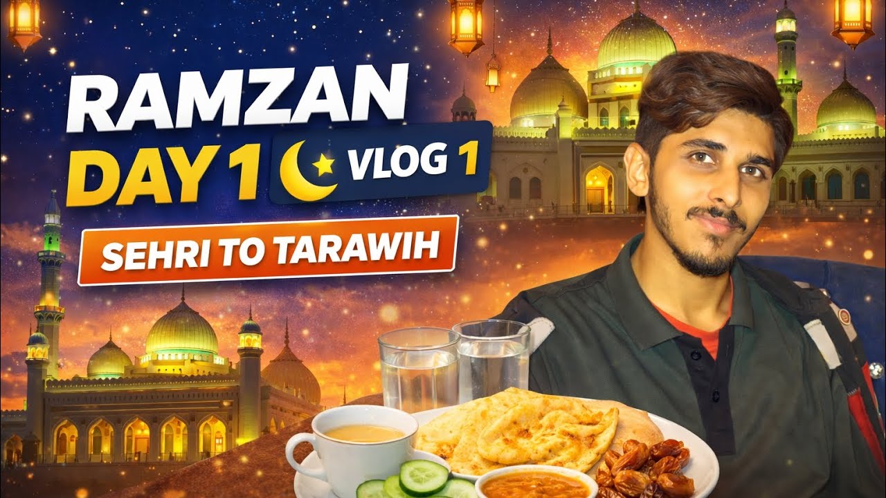 Ramzan Day 1🌙 iftari banai  | Sehri to Tarawih Routine | Vlog 1
