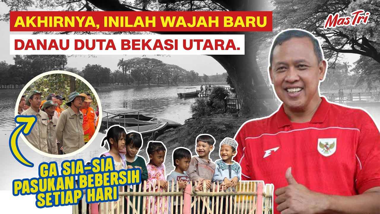 Wisata Baru Bekasi, Danau Duta Sudah Bersih dan Nyaman!