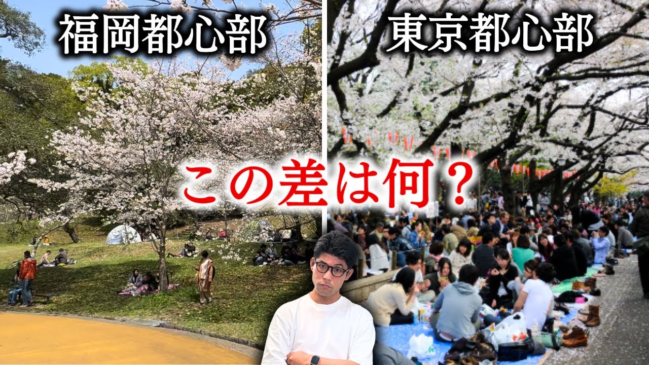 【ストレスゼロ】見よ、これが福岡の花見の風景だ・・！