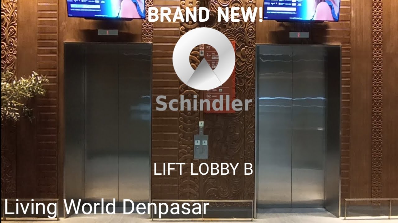 Brand New Schindler 5500 MRL Elevator - Living World Denpasar, Bali