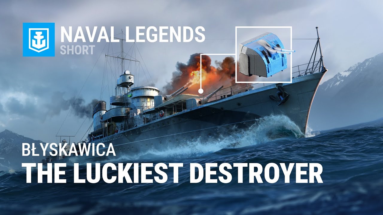 The Luckiest Destroyer of WW2 | Short Naval Legends - Błyskawica