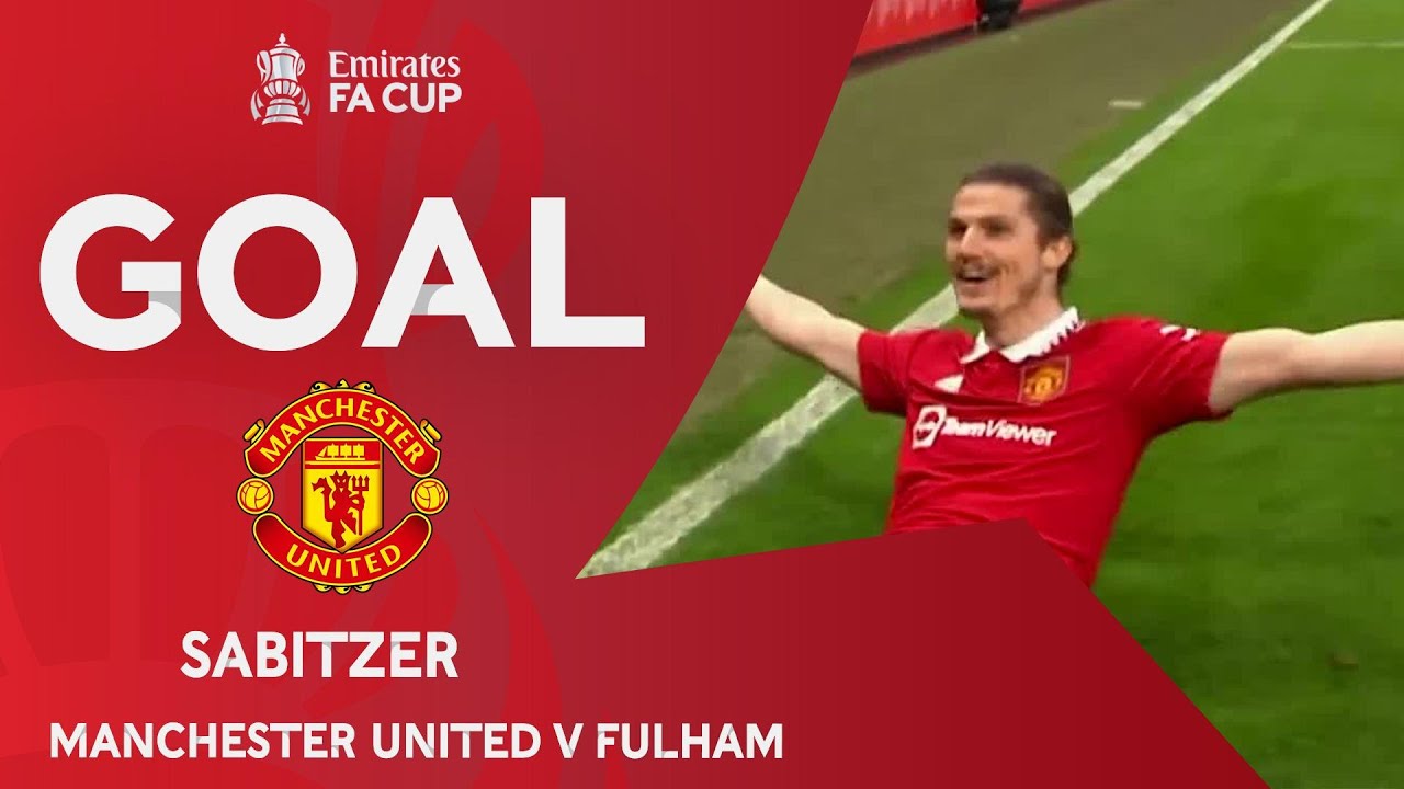 GOAL | Sabitzer | Manchester United 2-1 Fulham | Quarter-Final | Emirates FA Cup 2022-23