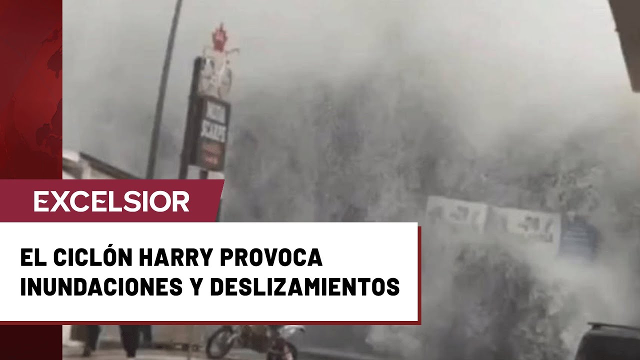 Sicilia, Calabria y Cerdeña bajo alerta: el ciclón Harry provoca inundaciones y deslizamientos