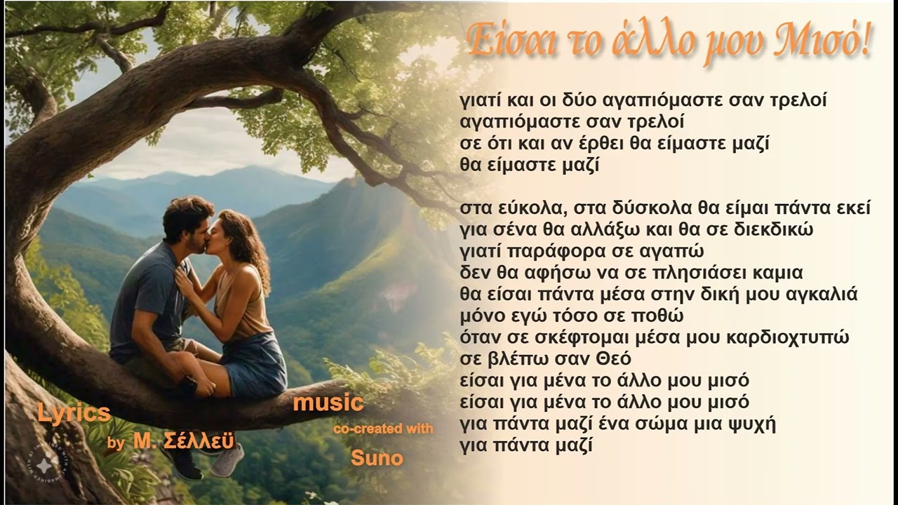 Είσαι το άλλο μου μισό!!