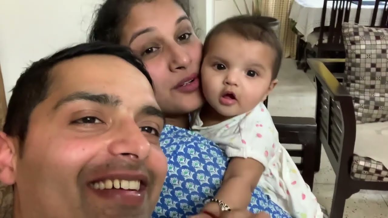 Surprised My wife and New born Baby in India. Best moment of life