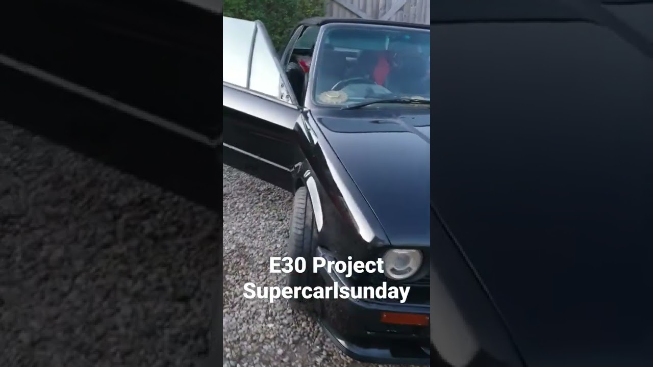 e30 325i front end, rims, bumper, grill, wings refit.