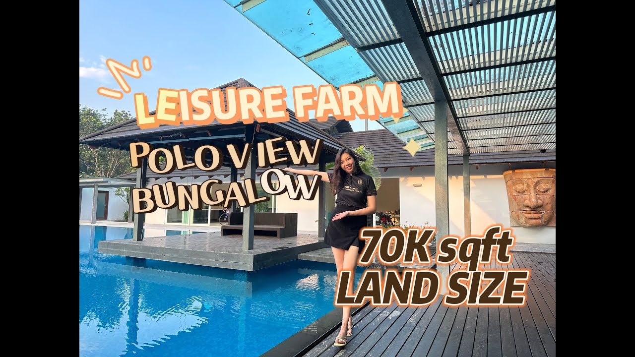 【JB Property】Leisure Farm Bali Style Single Storey Bungalow ✨ Super Big Land size & Swimming Pool