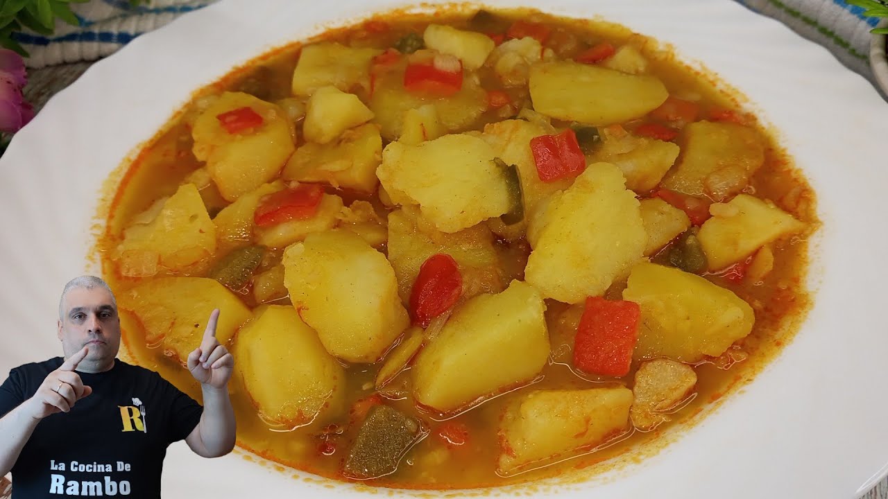 Papas Viudas Fácil y Rápido 🤩 Patatas Viudas - Guiso de patatas 😋CON MUY POCOS INGREDIENTES 😋