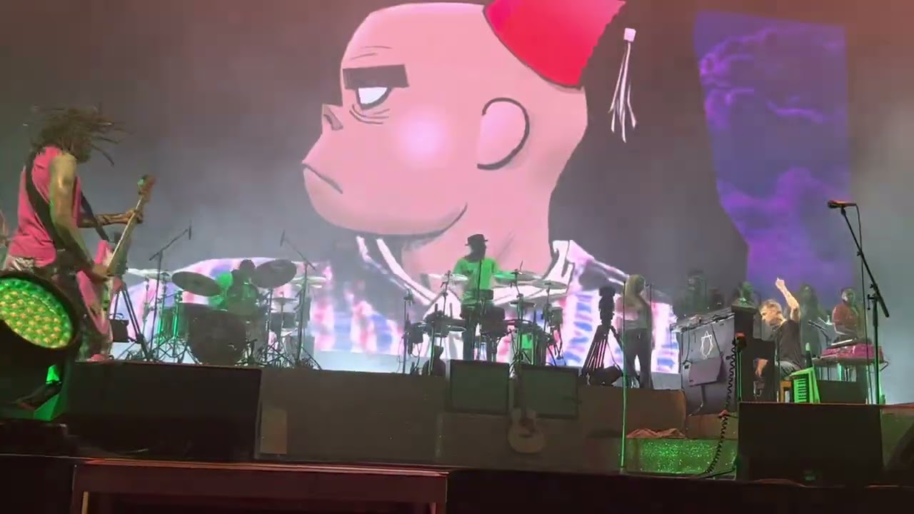 Gorillaz- O Green World - live October 12, 2022, Brooklyn, NYC
