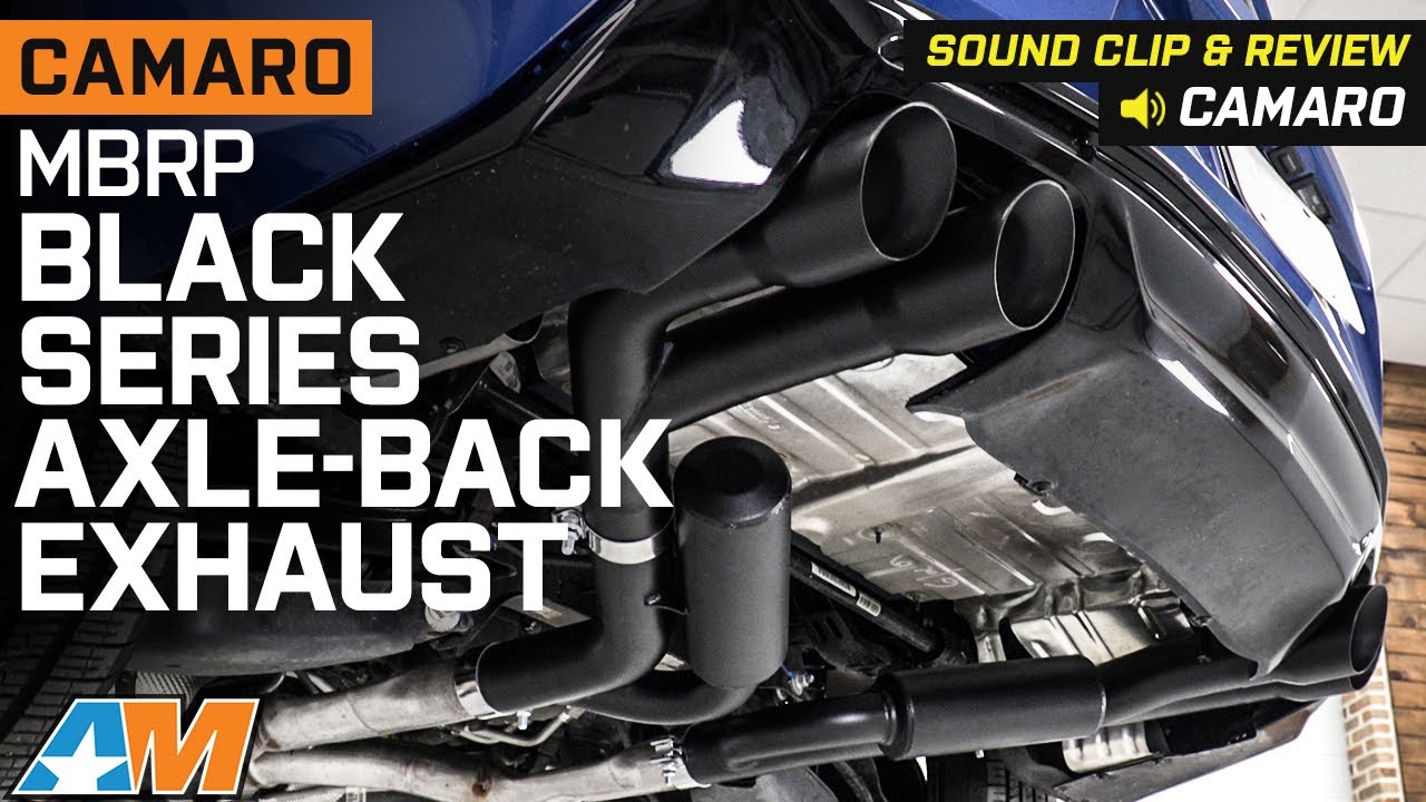 2016-2023 Camaro SS MBRP Black Series Axle-Back Exhaust Review & Sound Clip