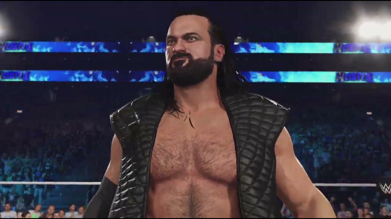 #WWE2K25 SMACKDOWN ECHAMBER QUALITY:  JC Mateo vs Drew McIntyre vs Aleister Black 