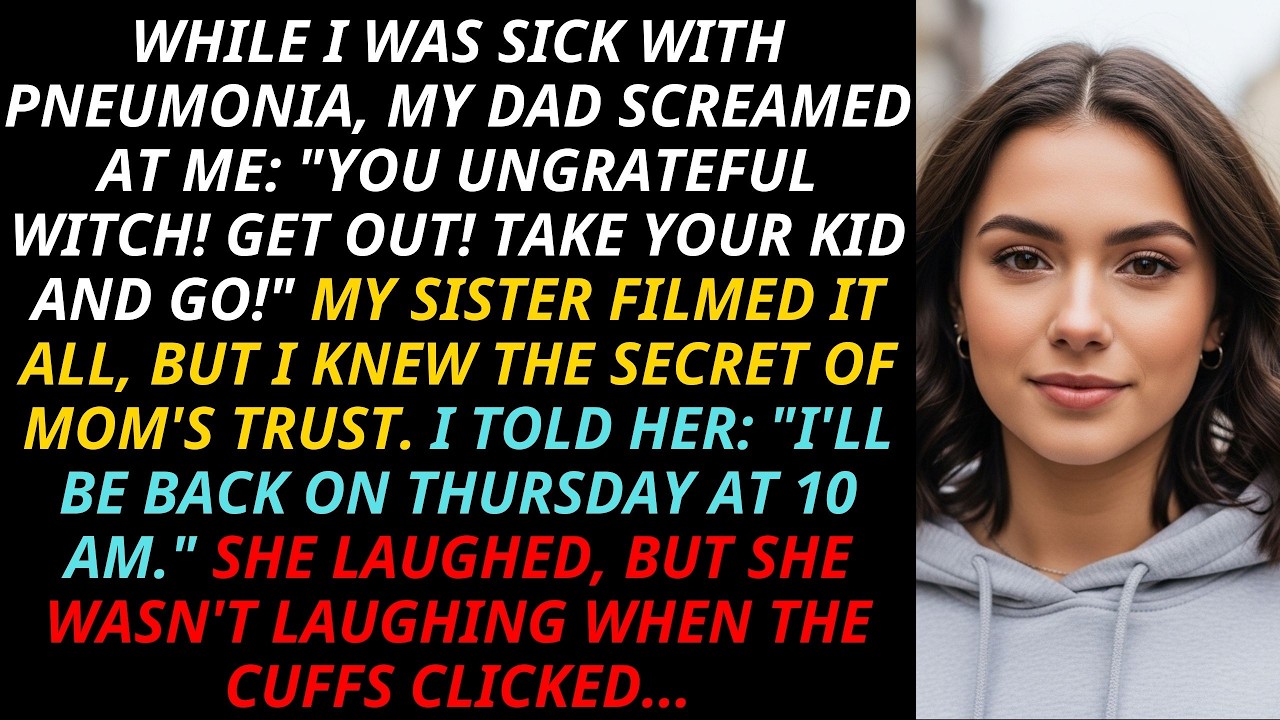 Sick With Pneumonia, Dad Threw Me Out, “Get Out!”—On Thursday, I Returned With Police And Power