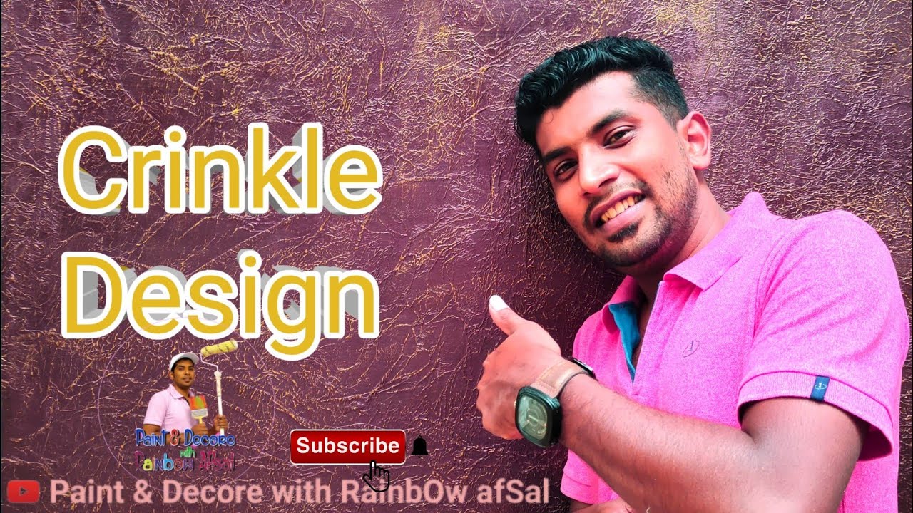 Crinkle Design Royal Play, Wall Painting idea