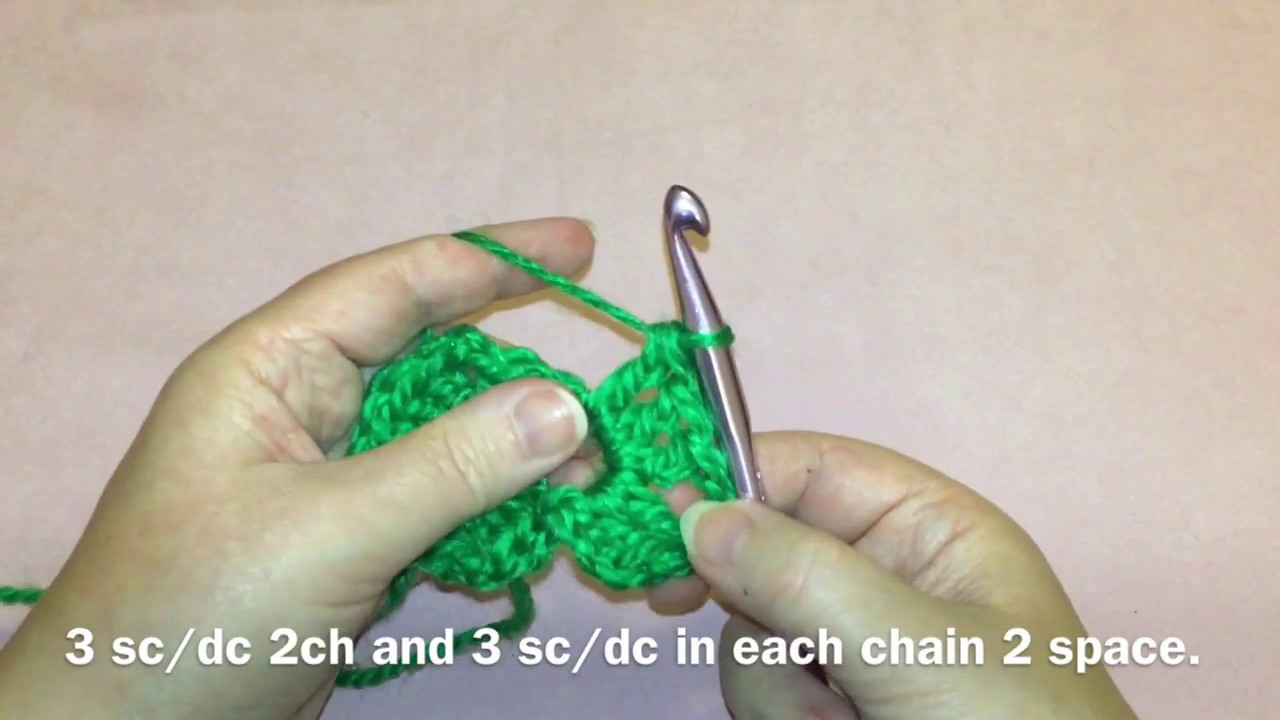 Magic circle granny square