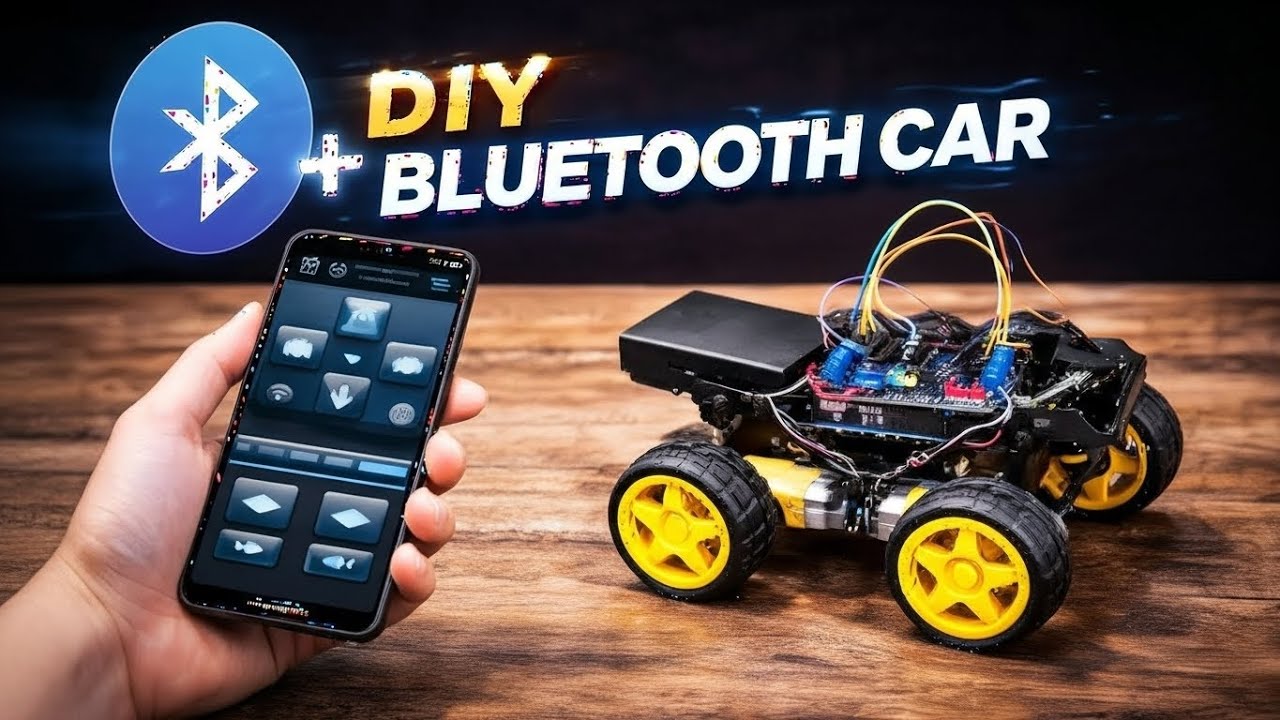 DIY Bluetooth RC Car Using Arduino UNO