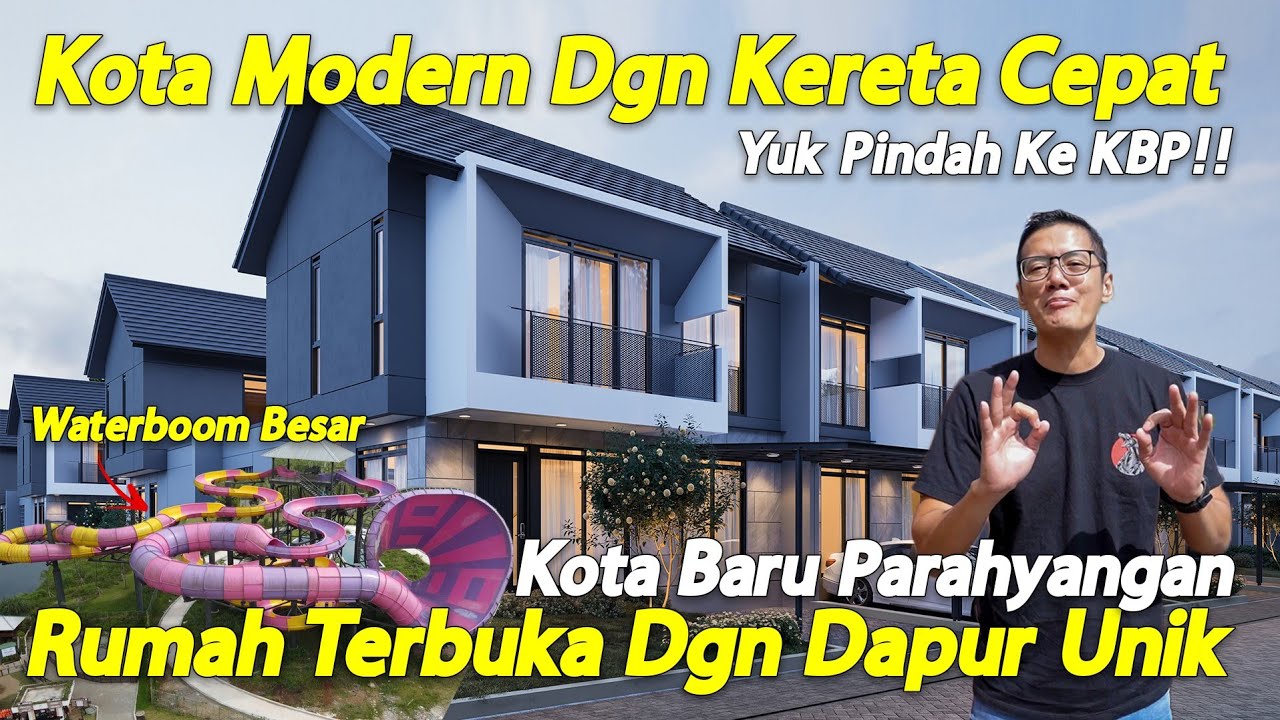 Rumah Open Space di Kota Baru Parahyangan, Selangkah Ke Water Park Terbaru Di Asia Tenggara