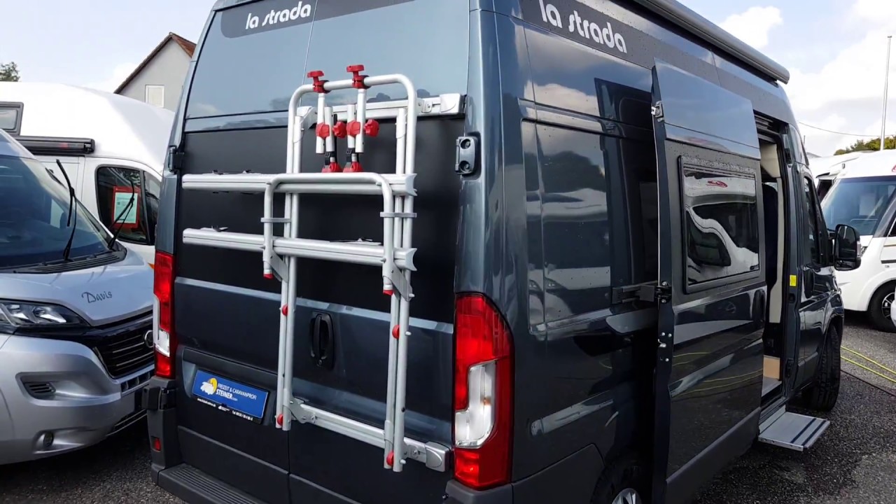 Der AVANTI H von LA STRADA. Heckbad und Hubbett. Für 2 unter 6 Meter eine TOLLE Lösung.