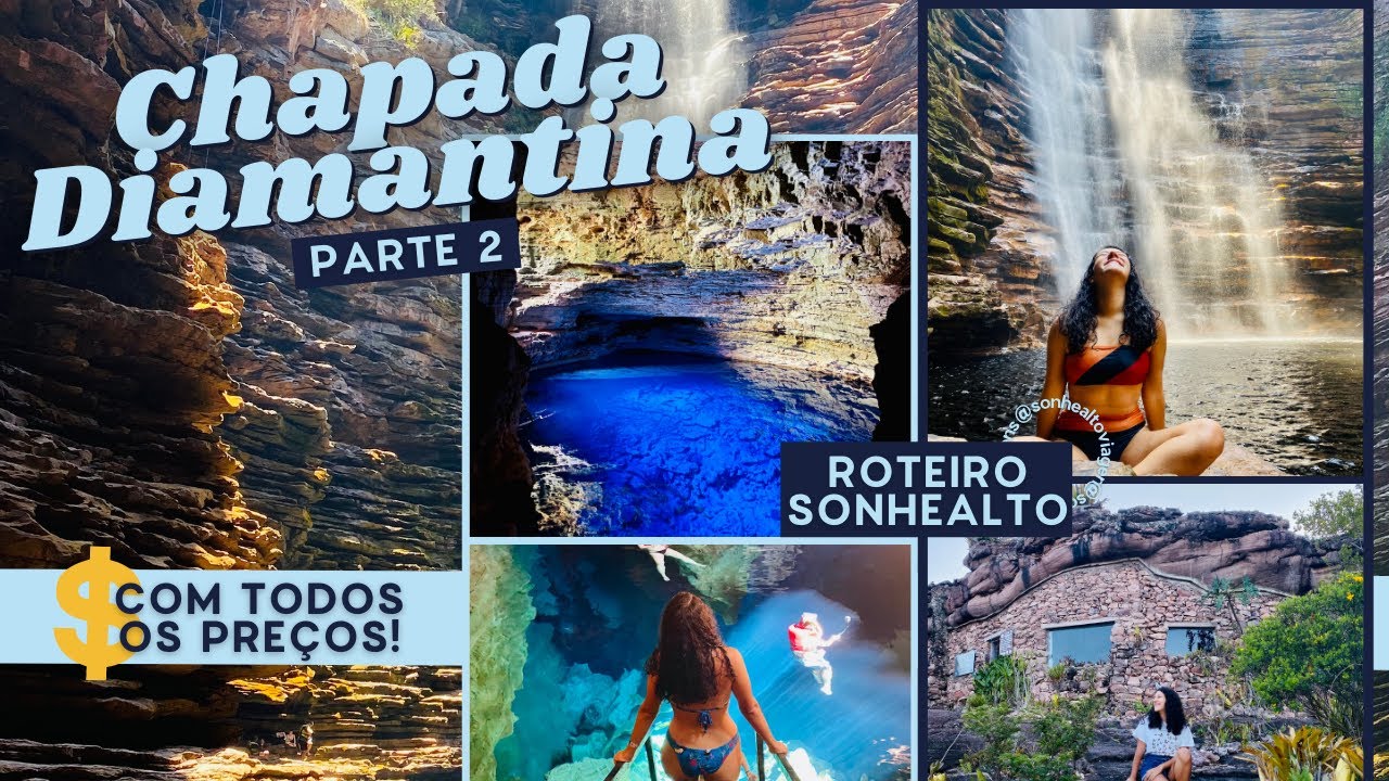 #2 ROTEIRO CHAPADA DIAMANTINA - Poço Encantado, Poço Azul, Igatu, Cachoeira do Buracão e Mucugê