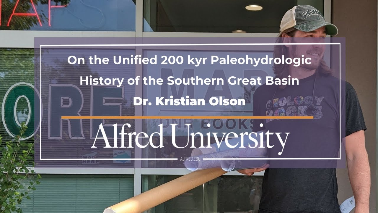 On the Unified 200 kyr Paleohydrologic History of the Southern Great Basin with Dr. Kristian Olson
