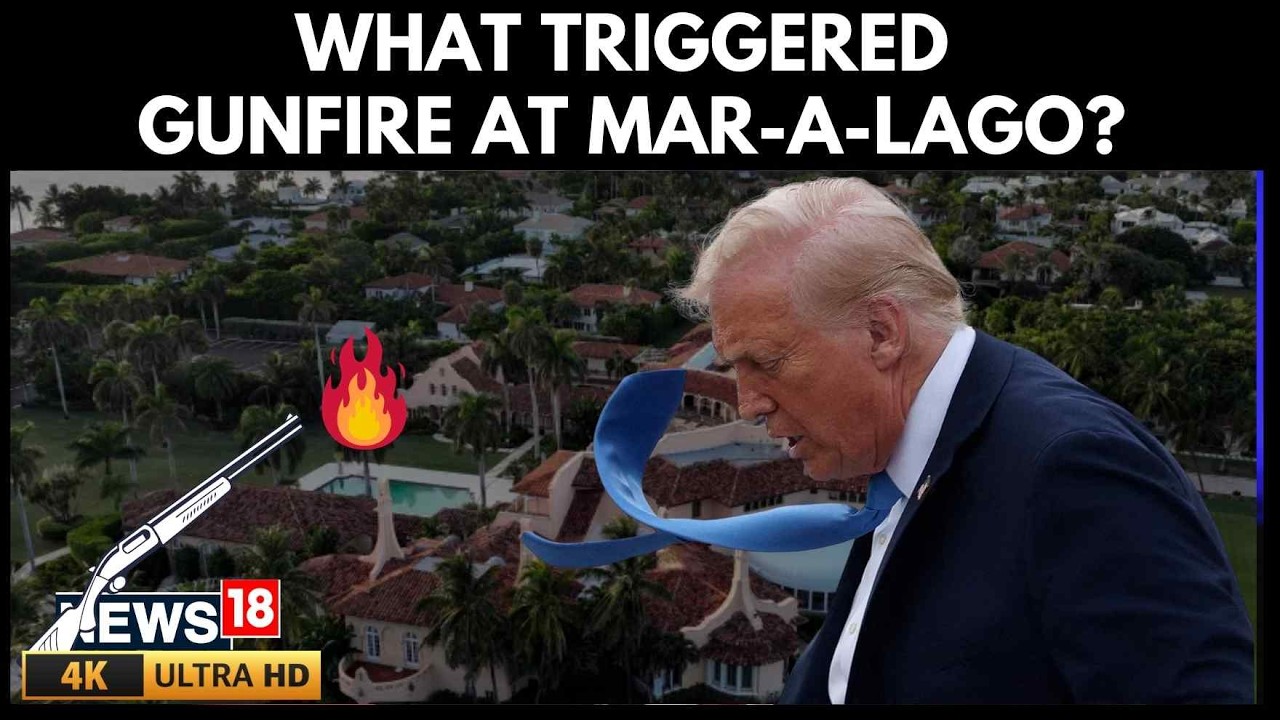 Trump Assassination Attempt | US Secret Service Kills Armed Man Outside Trump’s Mar-a-Lago | 4K