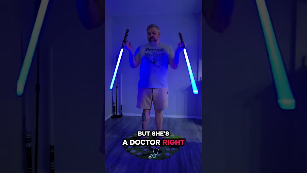 high thoughts dr qinzell, medicine woman. #jokes #laughs #lightsaber #highthoughts