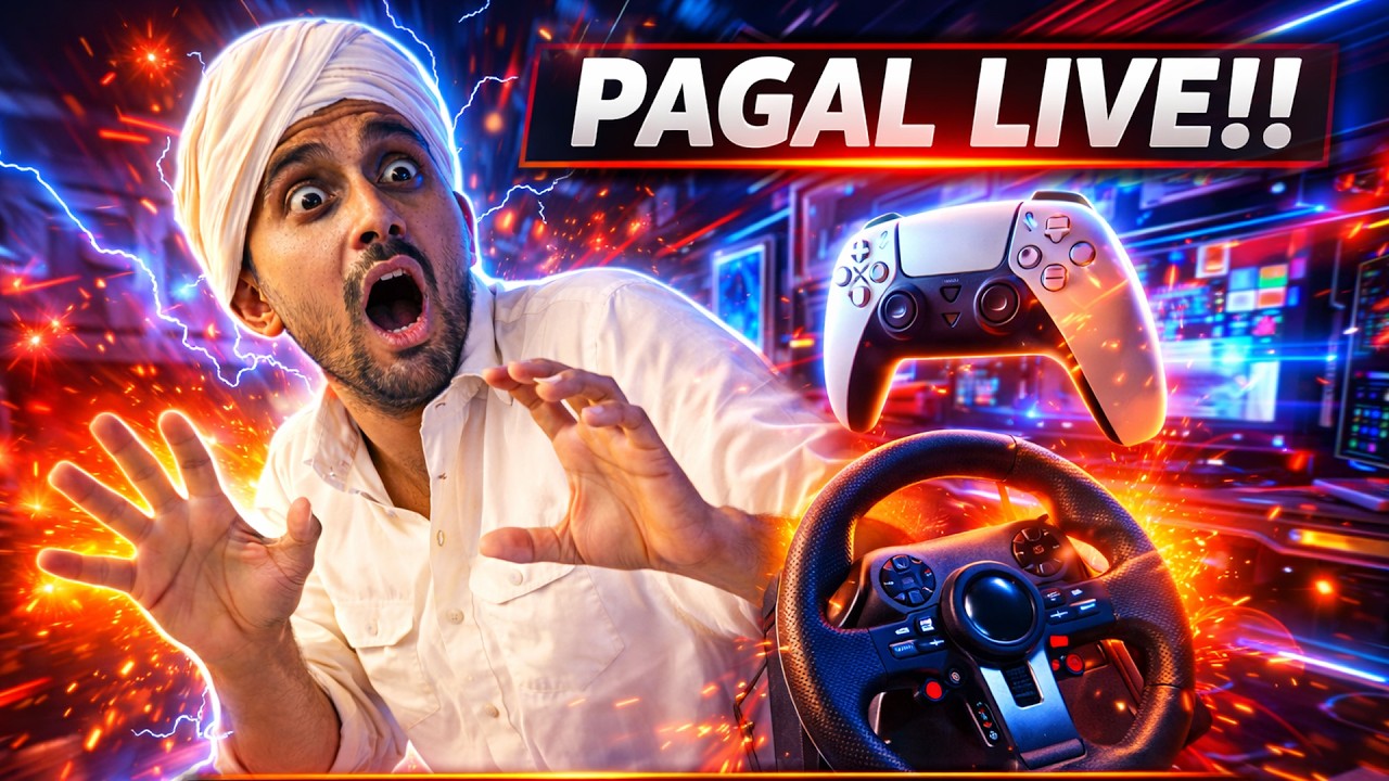 Desi Comedy LIVE WARNING Pagal Driver Gaming Fans Will REGRET Watching